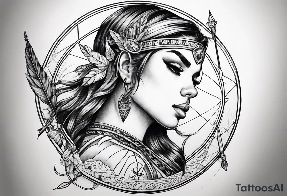 Little Sagittarius tattoo idea