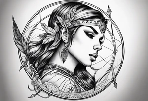 Little Sagittarius tattoo idea