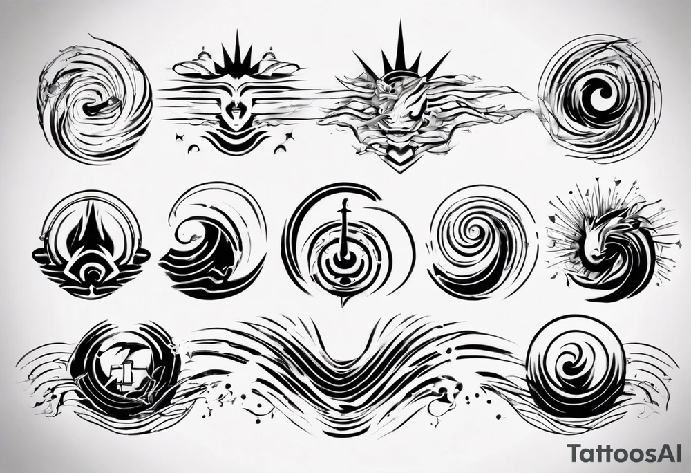 god is in the soundwaves tattoo idea