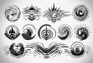 god is in the soundwaves tattoo idea