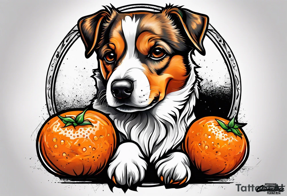 Clementine dog tattoo idea