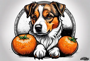Clementine dog tattoo idea