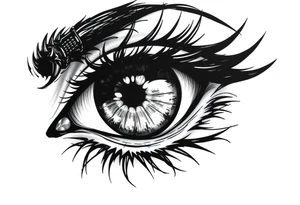 Eye tattoo idea