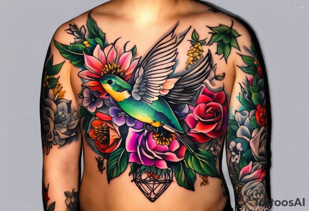 Hops, Rosemary, Thyme, Sage, Juniper, Corn, Wheat, Rose, Sunflower, Cherry blossom, Apple blossom, Honeycomb, Maple leaves, Violet/primrose, Carrot, Cherry, Apple/apple core, Acorns

Hawk, Lightbulb, Hummingbird

sleeve tattoo idea