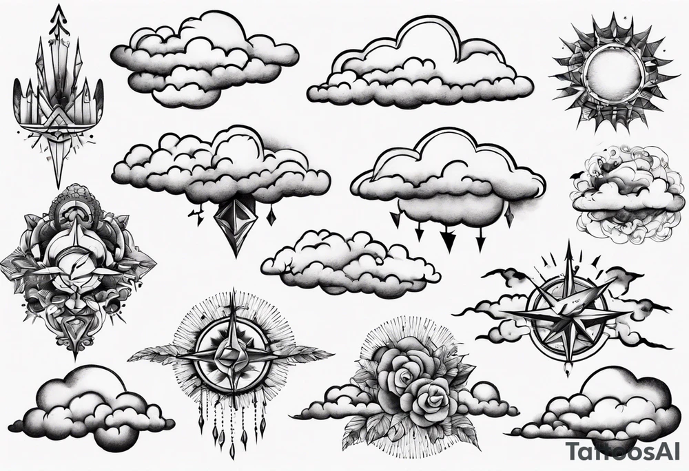 a cloud tattoo idea