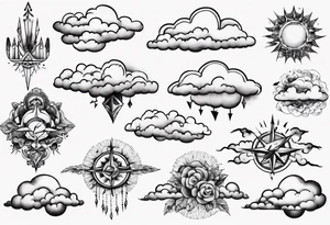 a cloud tattoo idea