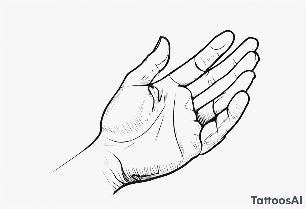 PRAYING HAND tattoo idea