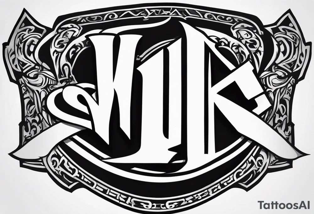 Valhalla stairs sword shield tattoo idea