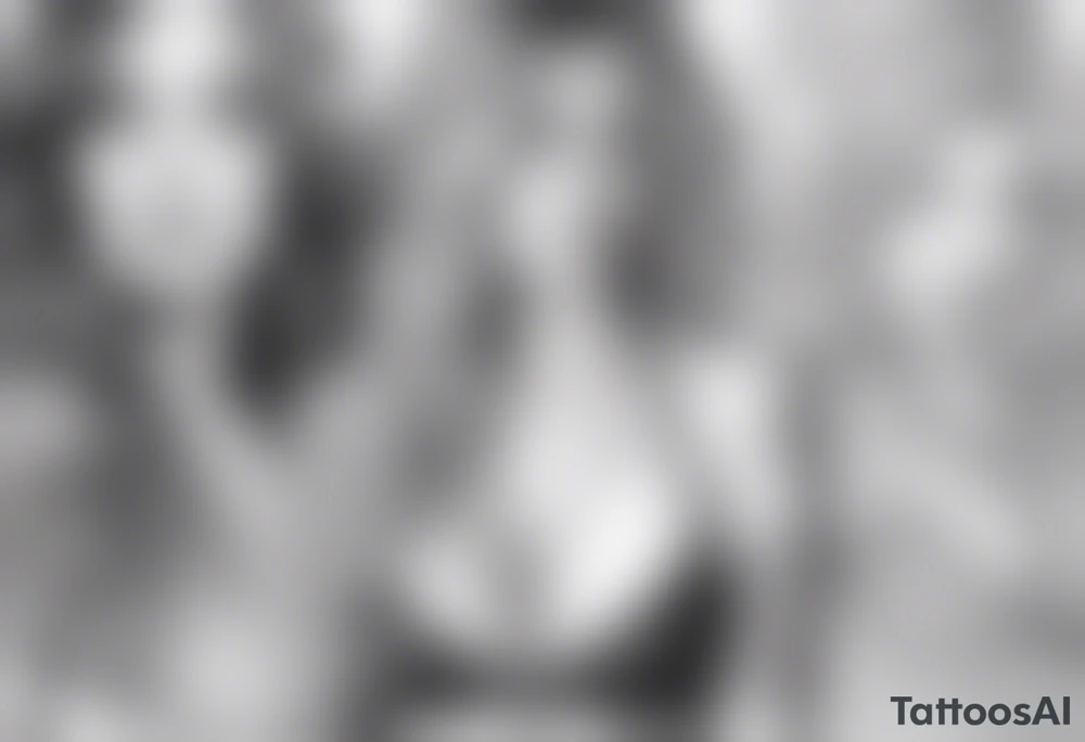 Woman in bikini tattoo idea