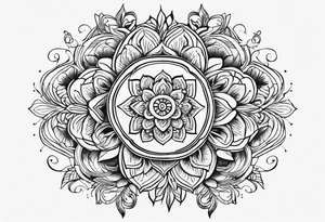 elegant
long
dainty 
unalome tattoo idea