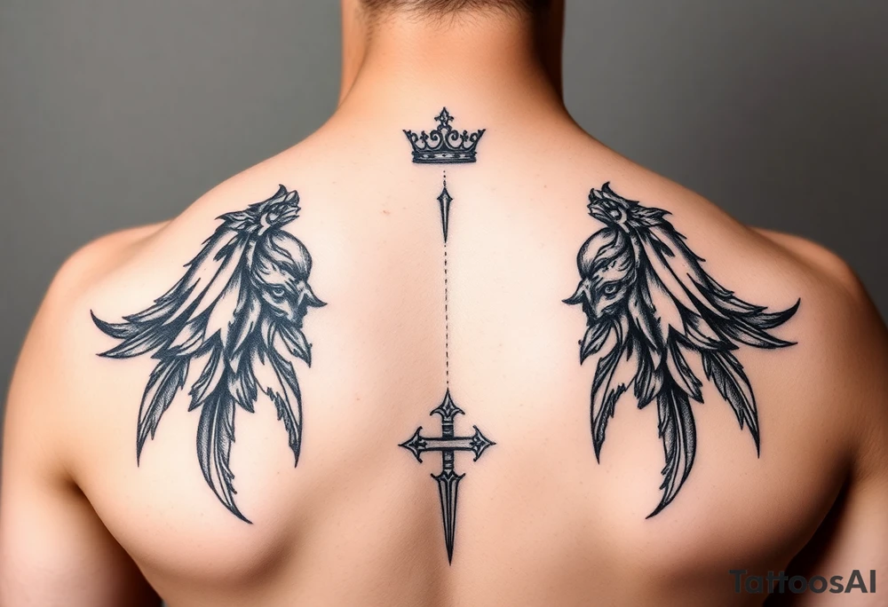 Queen, strong, lonely tattoo idea