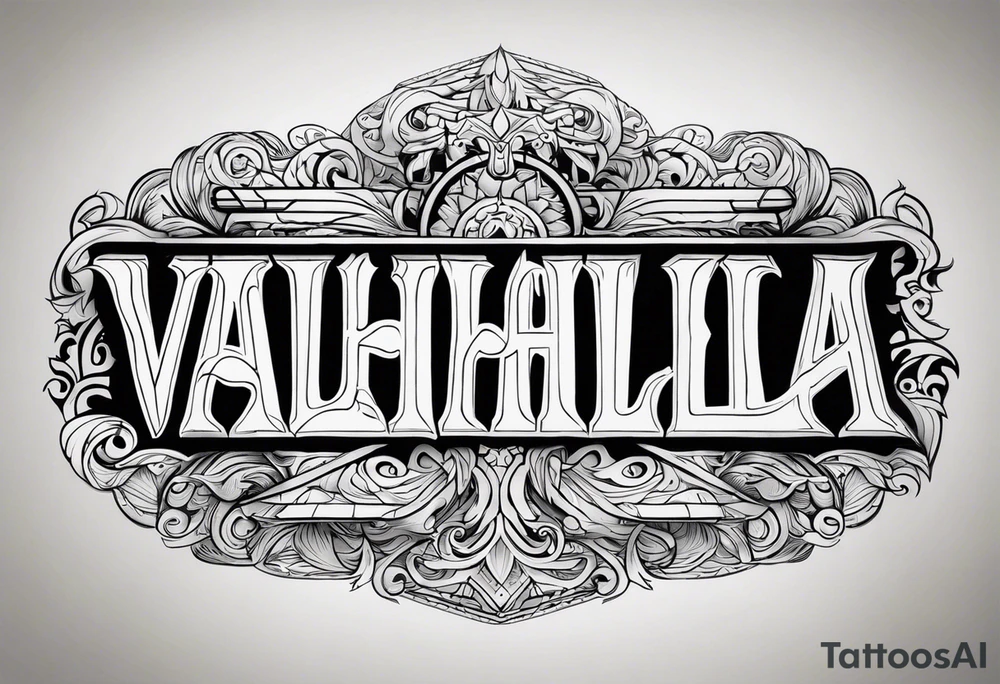 Valhalla tattoo idea