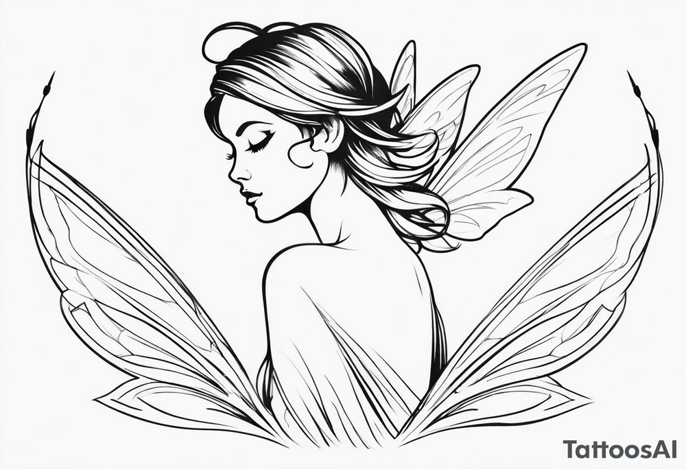Small Fairy tattoo idea