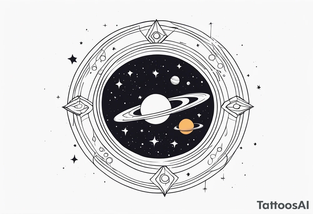 Galaxia tattoo idea