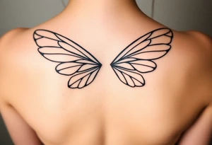 fairy wings tattoo idea