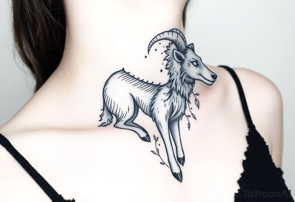 Wolf disguised as a sheep tattoo idea