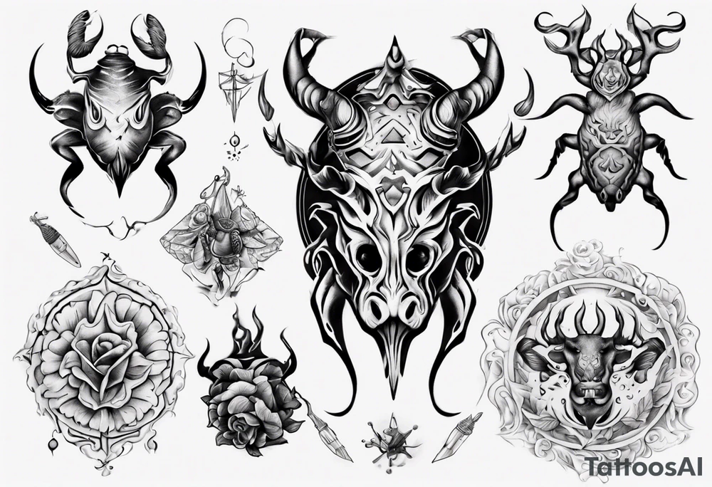 Caranguejo tattoo idea