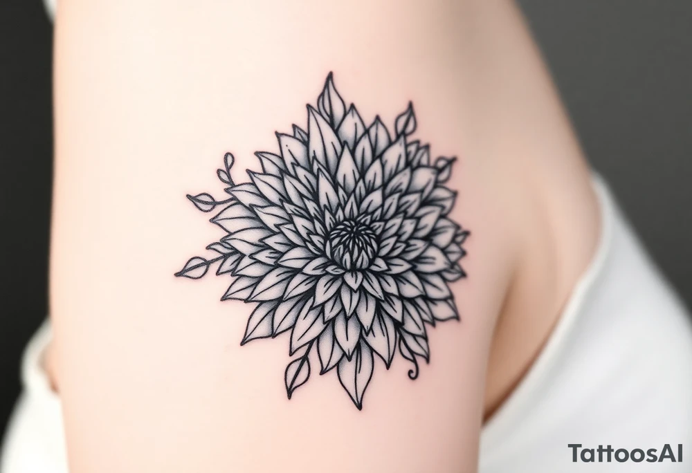 chrysanthemum tattoo tattoo idea
