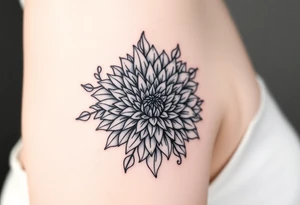 chrysanthemum tattoo tattoo idea