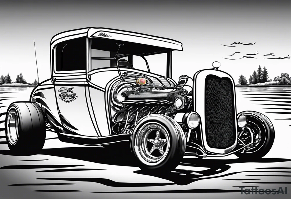 Race Sprint car, #2, mom, dad, fishing tattoo idea