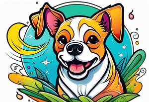 Dog tattoo idea