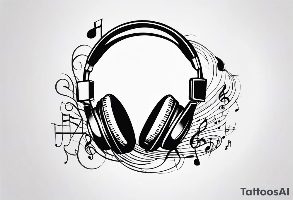 music tattoo idea