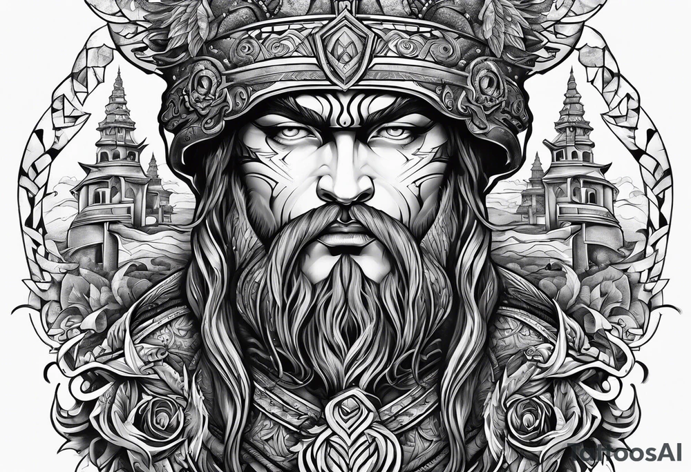 Valhalla steps path tattoo idea