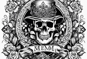 The words Memento Mori tattoo idea