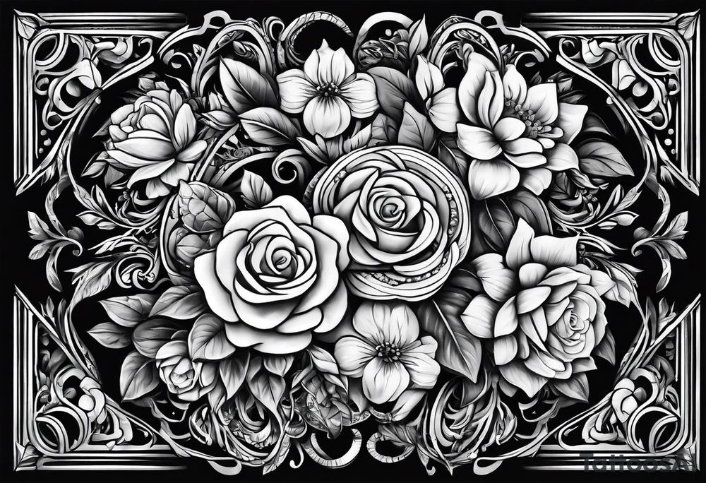 Mom dad family hold habd tattoo idea