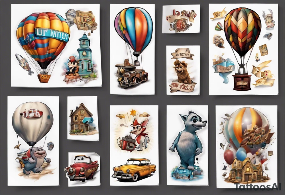 up! movie tattoo idea