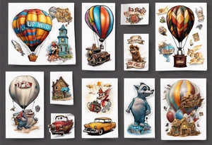 up! movie tattoo idea