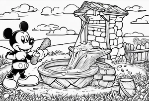 Jesus Christ
Is jackhammering Mickey Mouse in the doo-doo hole
With a lawn dart as Garth Brooks gives birth to something
Resembling a cheddar cheese log with almonds on Santa Claus's tummy-tum tattoo idea