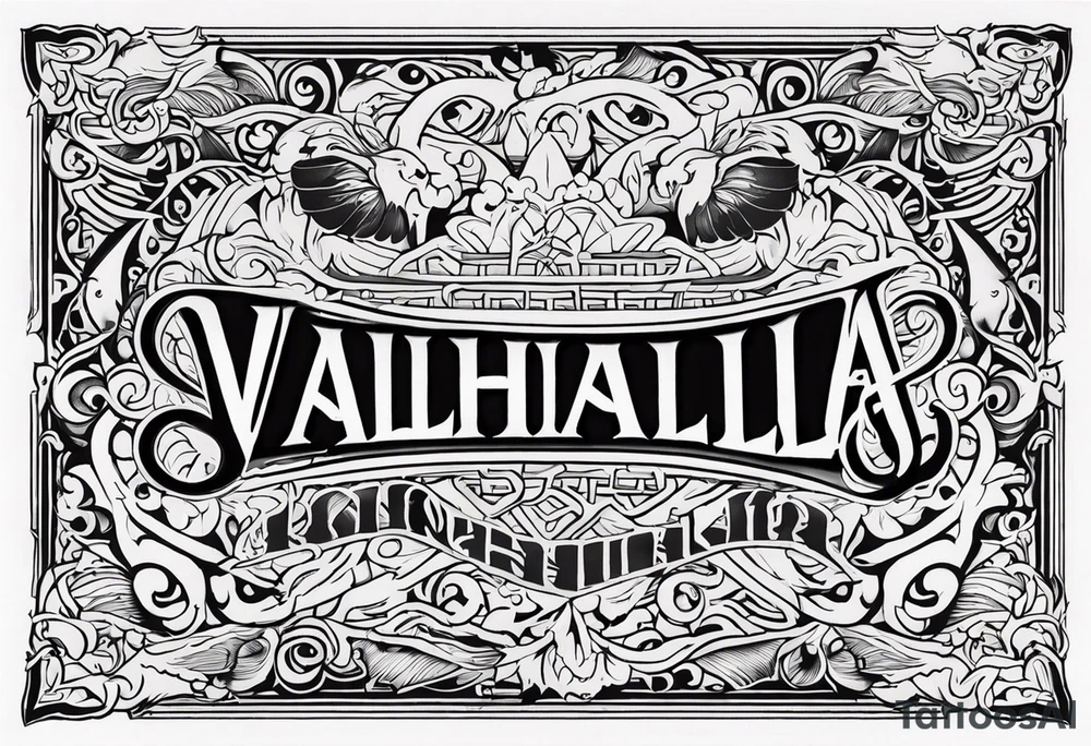 Valhalla tattoo idea