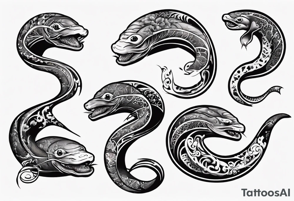 Electric eel tattoo idea