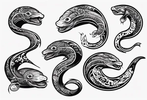 Electric eel tattoo idea