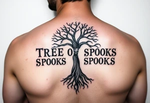 TREE OF LIFE
SPOOKS SKULLS tattoo idea