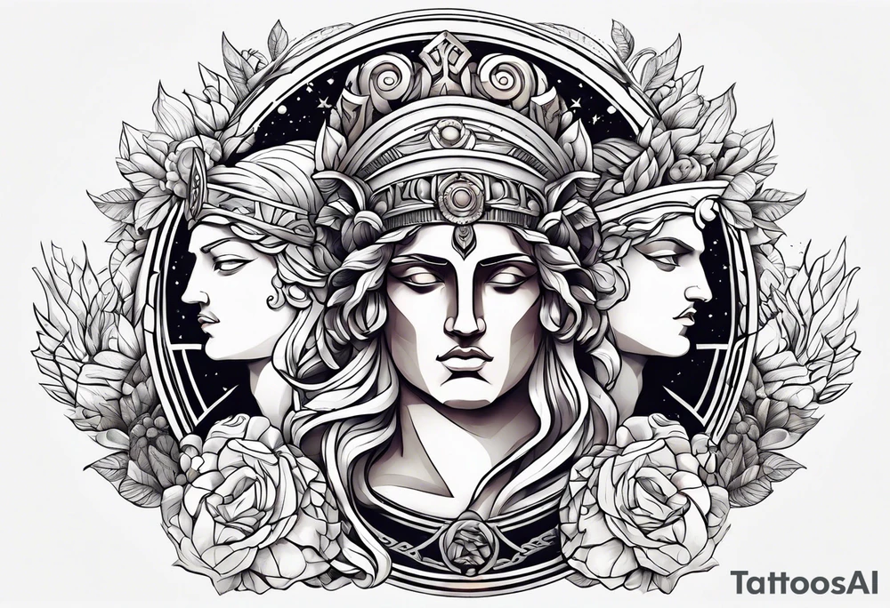 GREEK GODS tattoo idea