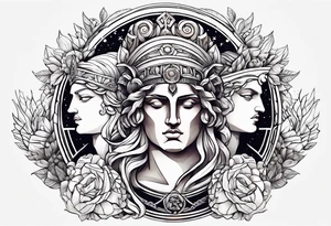 GREEK GODS tattoo idea
