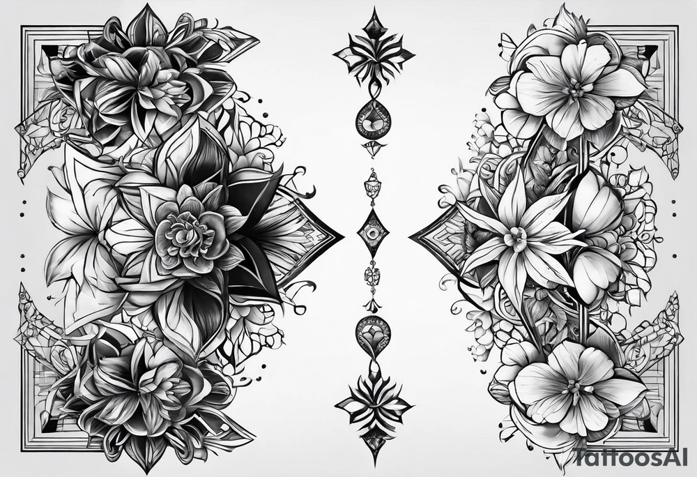 spine tattoo tattoo idea
