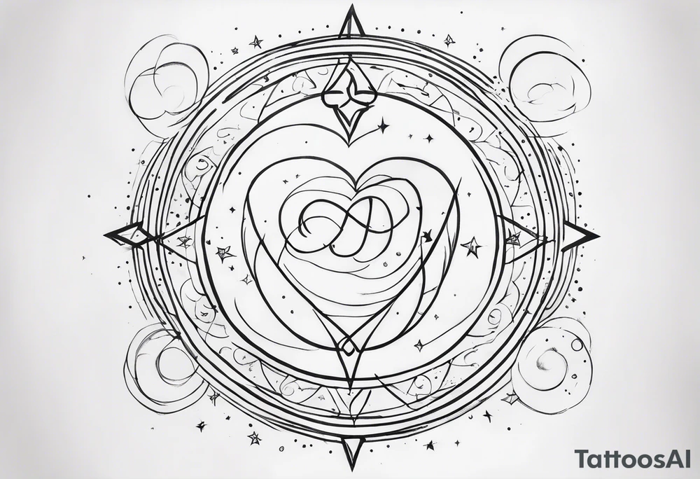 With all my heart and all my soul, to the end of the universe. To infinity and beyond tattoo idea