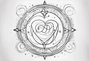 With all my heart and all my soul, to the end of the universe. To infinity and beyond tattoo idea