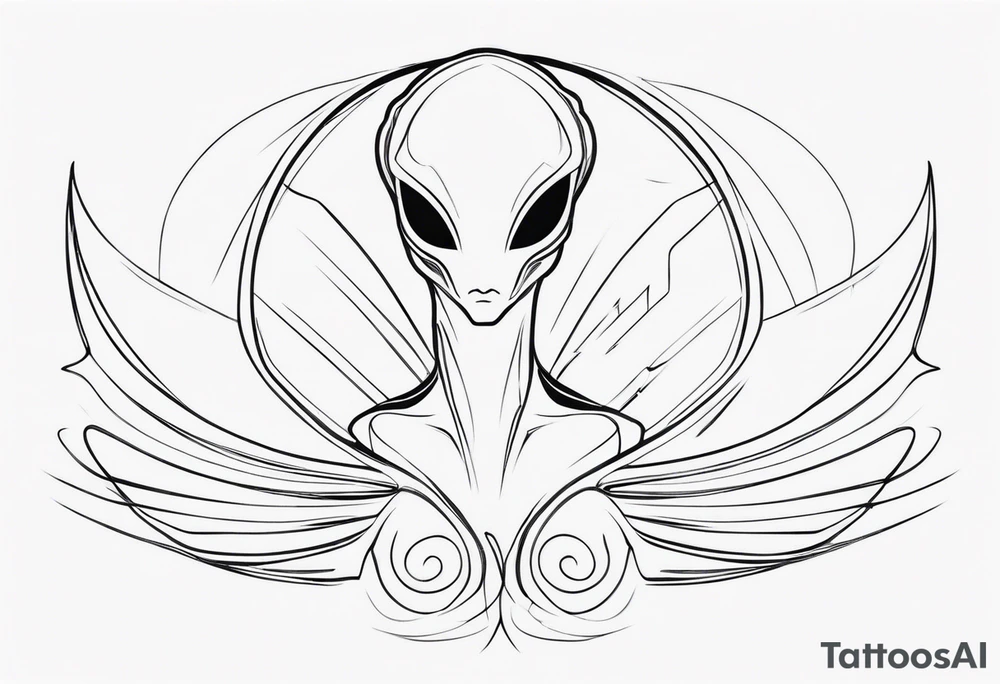 alien tattoo idea