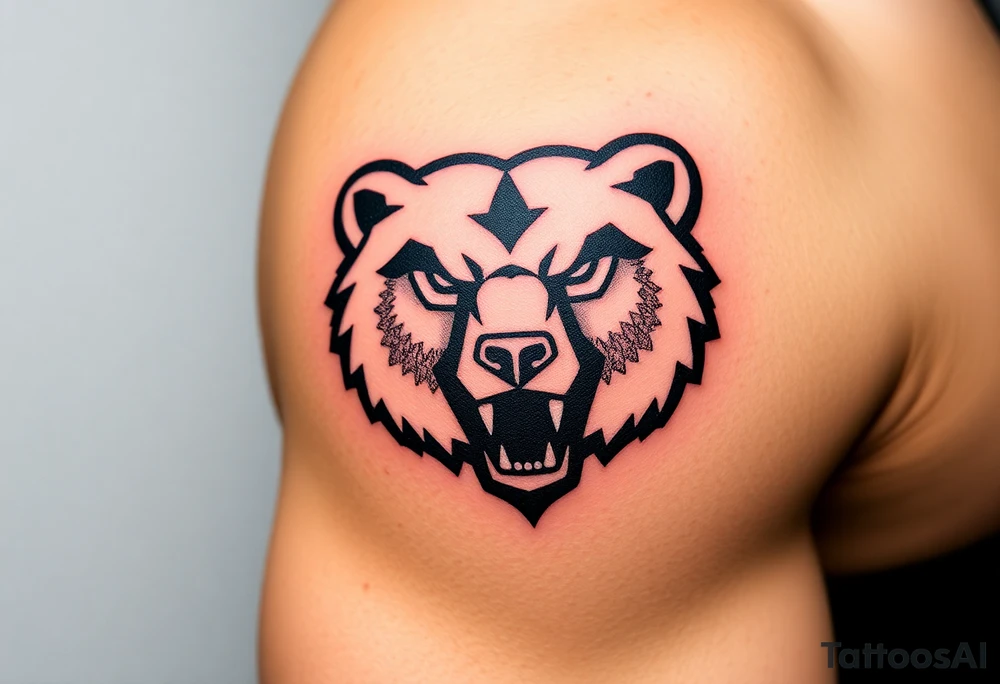 University of Northern Colorado bear mascot tattoo idea