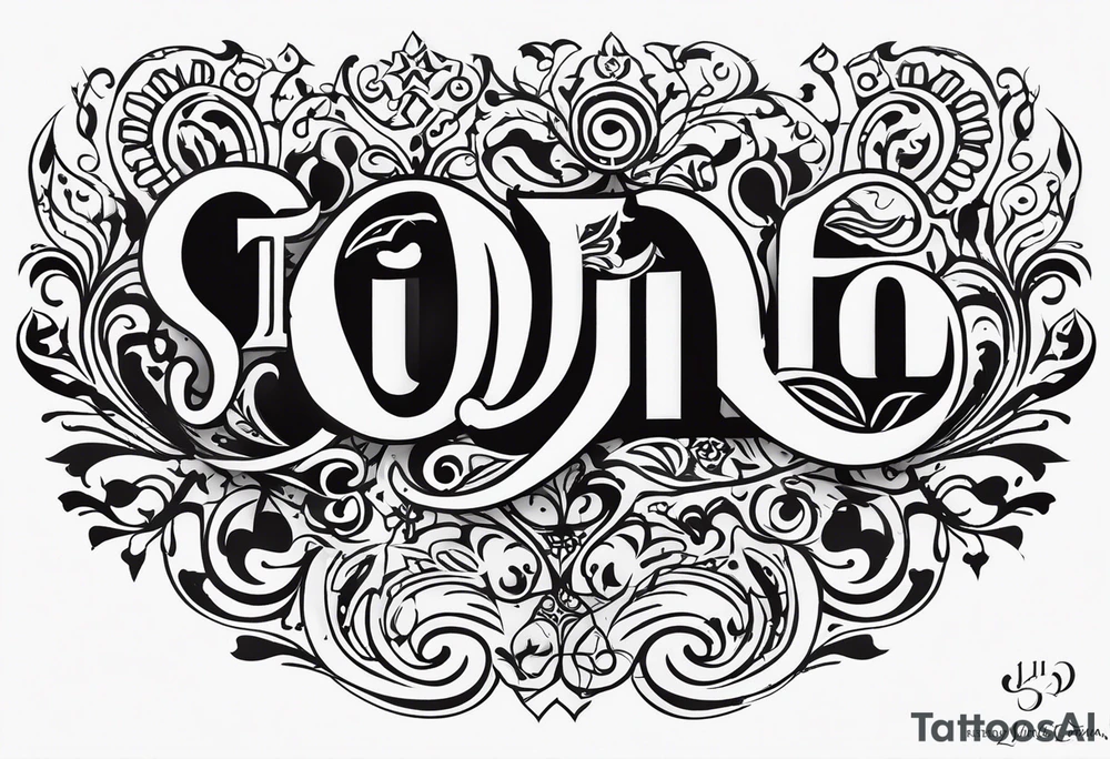 Hebrew phrase גם זה יעבור with some kind of artistic flourish to the letters so it’s not just plain block letters. tattoo idea