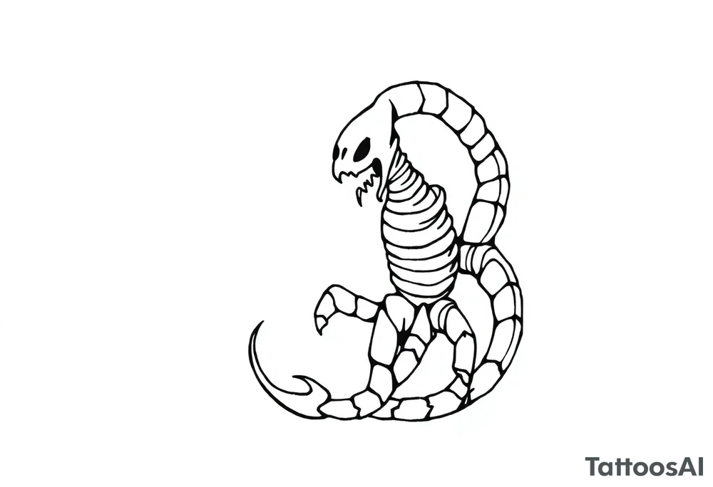 Scorpian tattoo idea