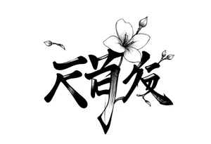 Fabian, sakura,kanji font tattoo idea