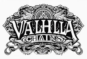 Valhalla chains dark cloud tattoo idea