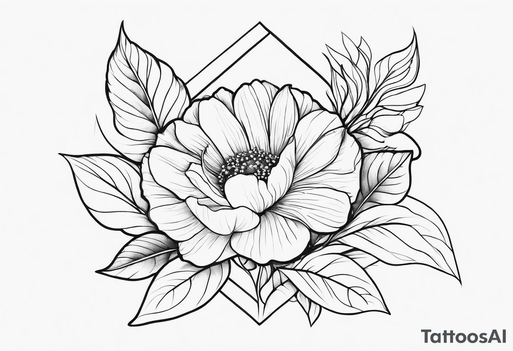 virgo, flowers, dainty, harmony, feminine, minimalist, fine line, no people tattoo idea