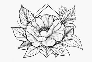 virgo, flowers, dainty, harmony, feminine, minimalist, fine line, no people tattoo idea