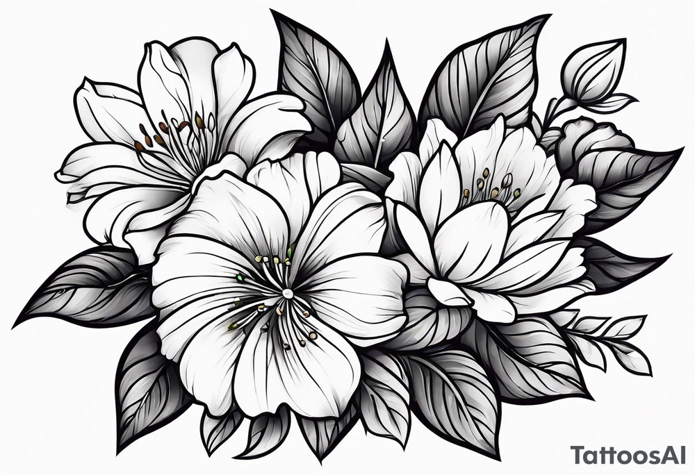 Flowers tattoo idea